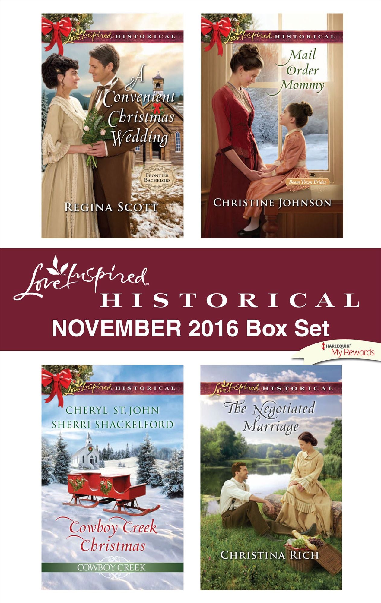 Harlequin Love Inspired Historical November 2016 Box Set: A Convenient Christmas WeddingCowboy Creek ChristmasMail Order MommyThe Negotiated Marriage
