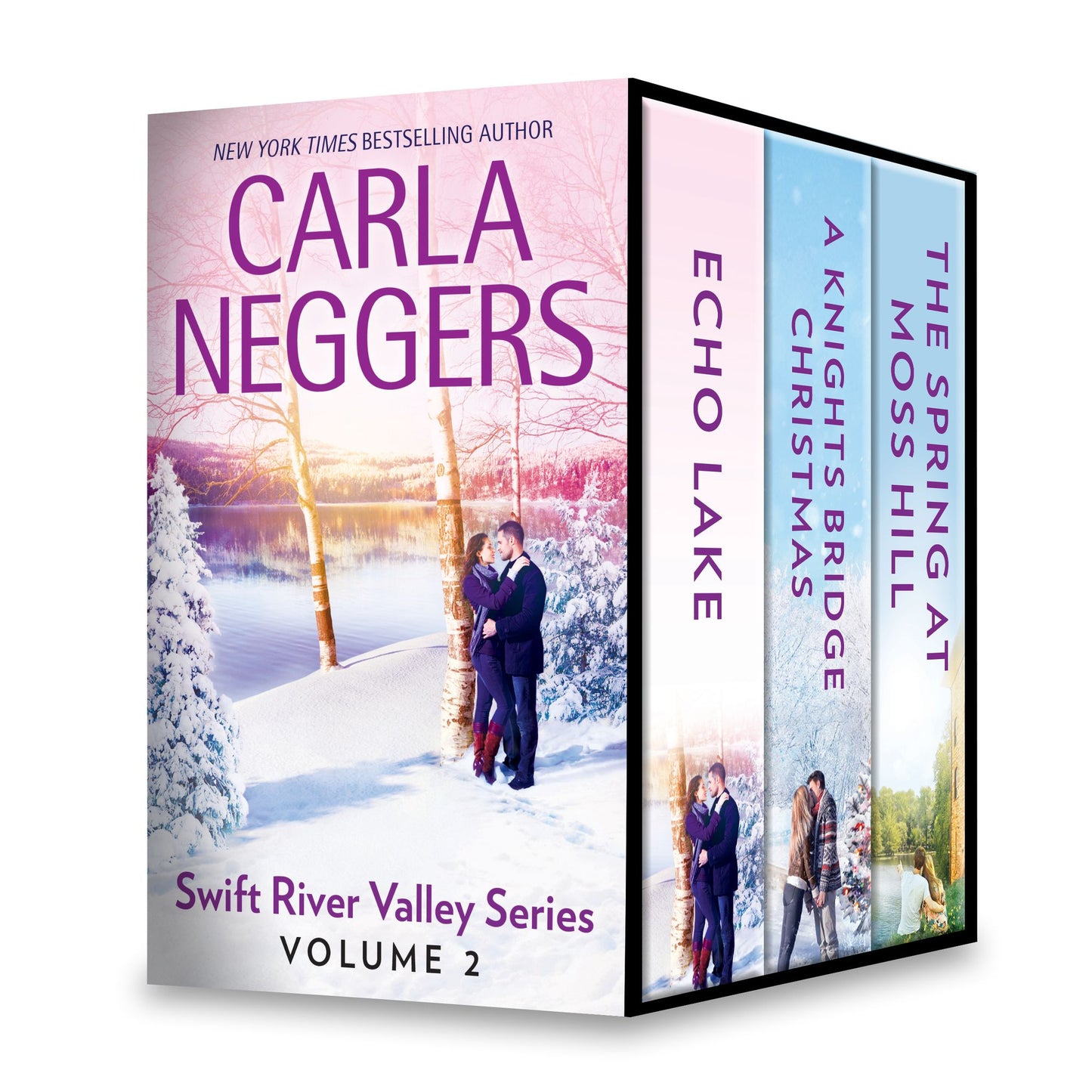Carla Neggers Swift River Valley Series Volume 2: Echo LakeA Knights Bridge ChristmasThe Spring at Moss Hill