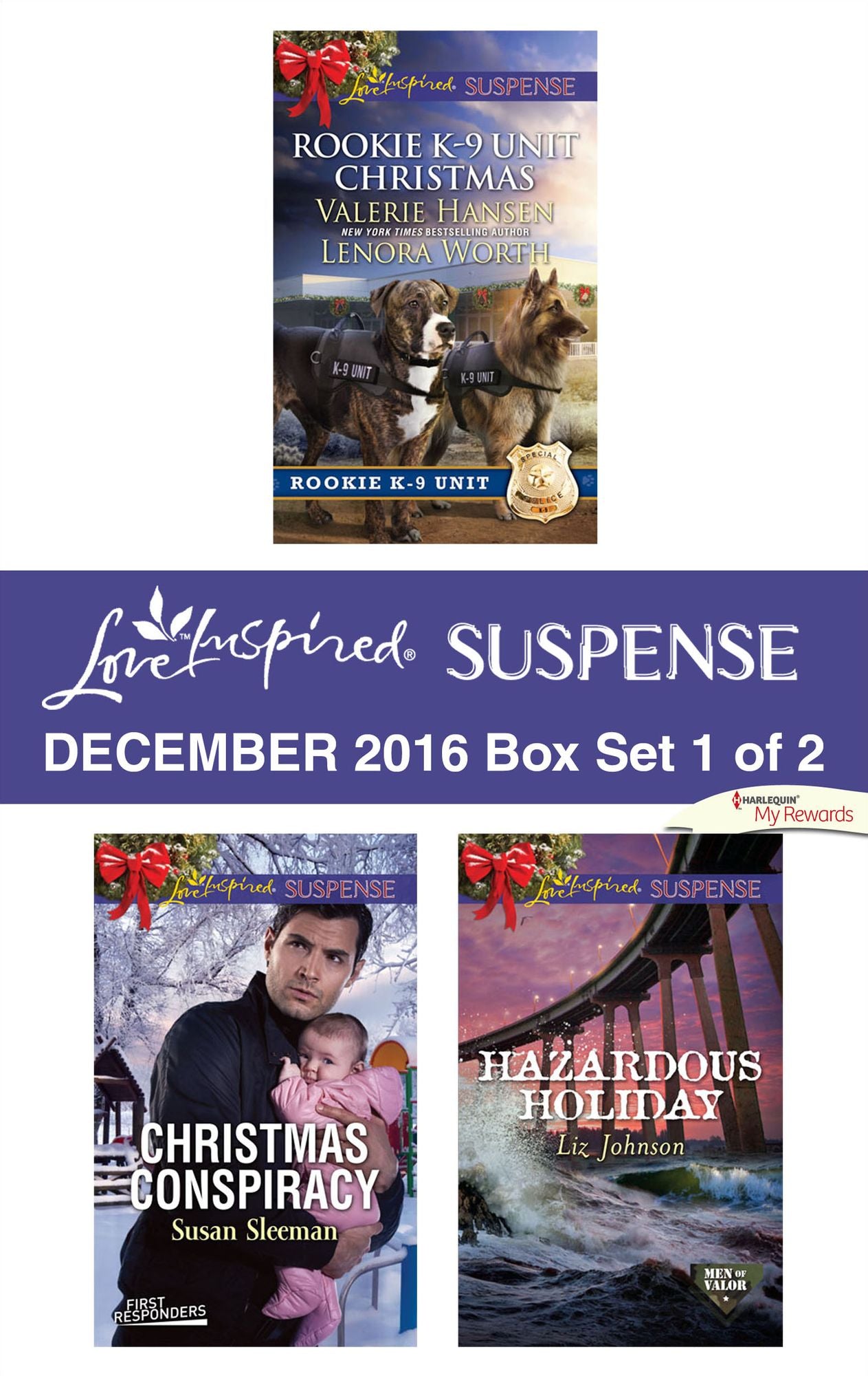Harlequin Love Inspired Suspense December 2016 - Box Set 1 of 2: Surviving ChristmasHoliday High AlertChristmas ConspiracyHazardous Holiday