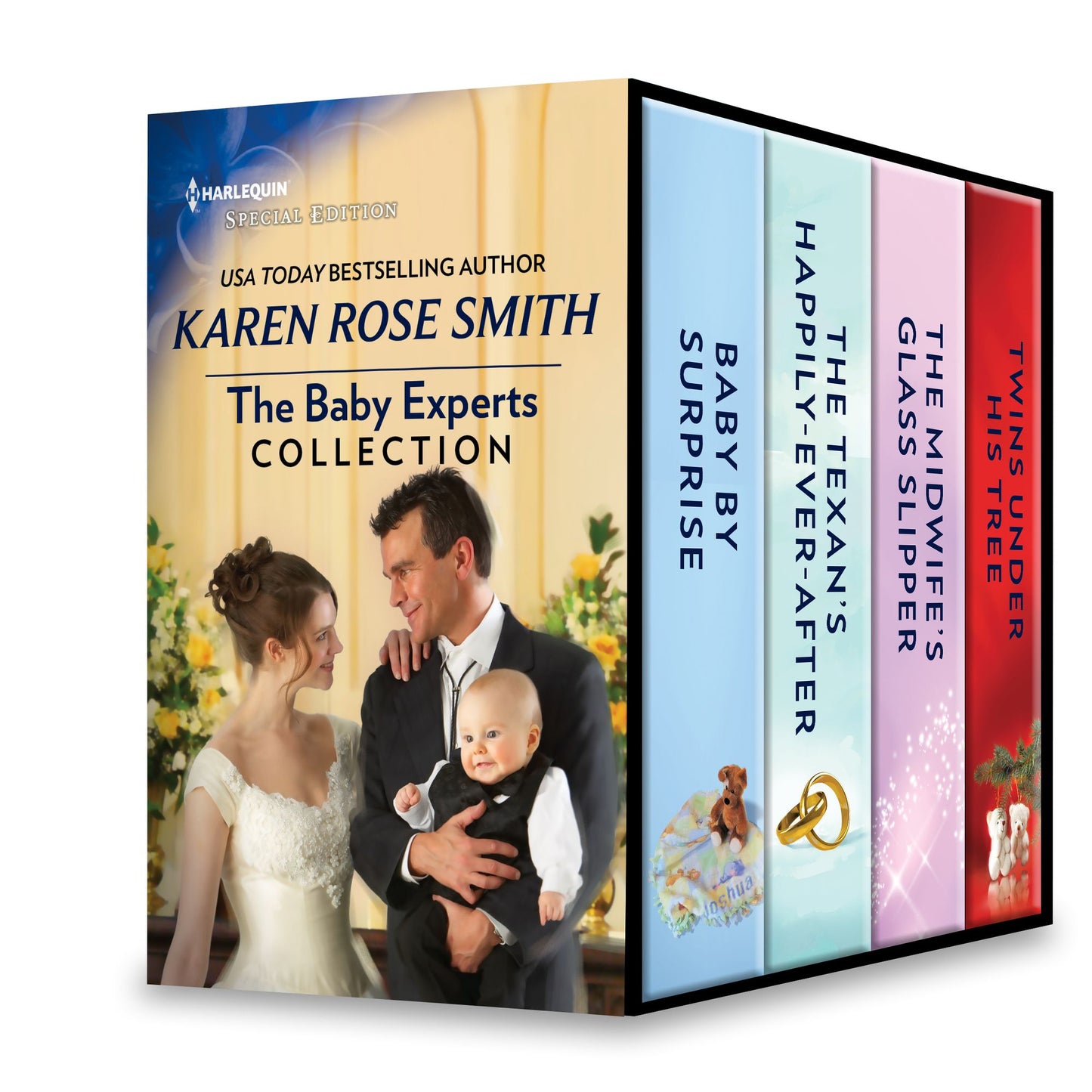 The Baby Experts Collection: Baby By SurpriseThe Texan's Happily-Ever-AfterThe Midwife's Glass SlipperTwins Under His Tree