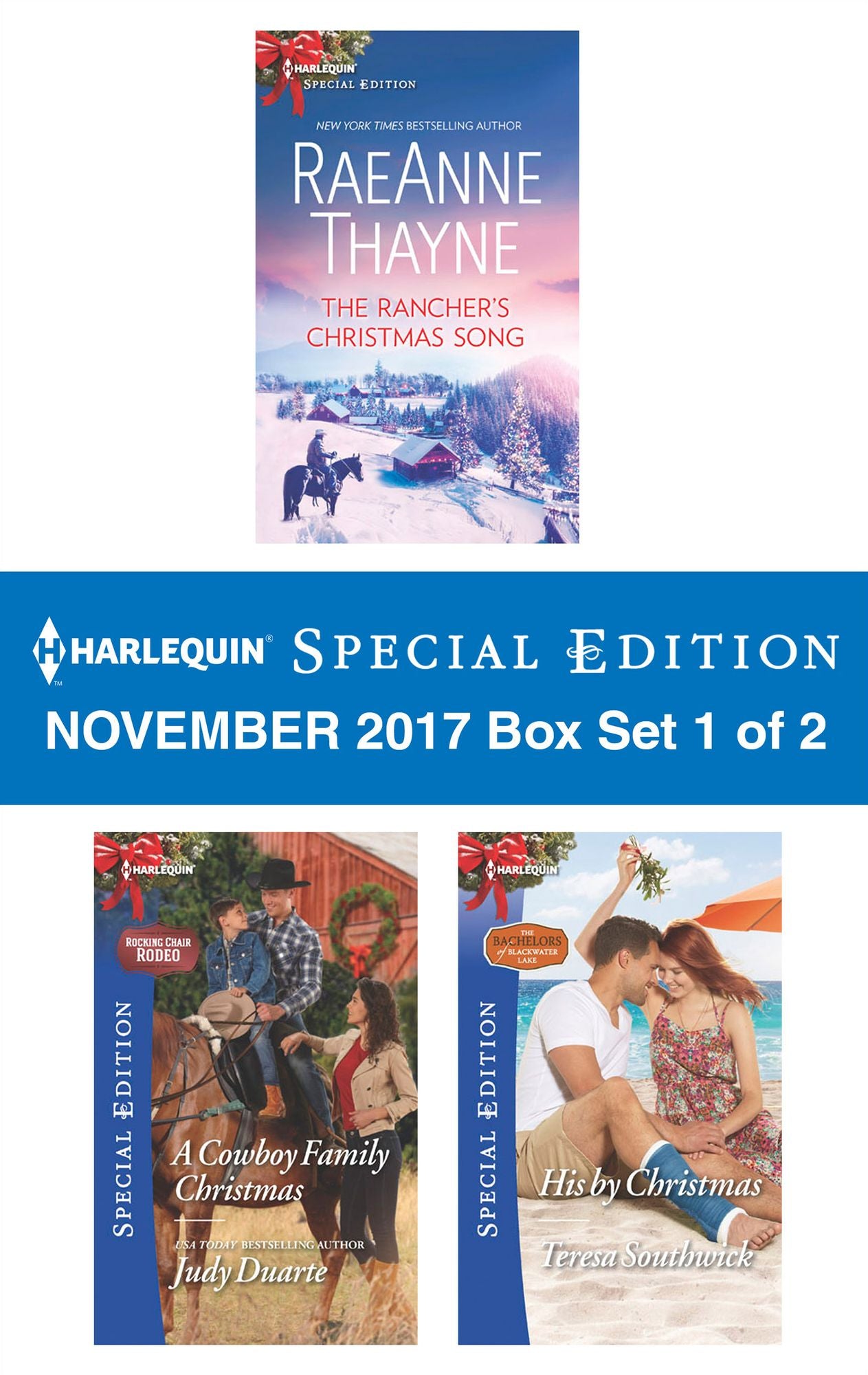 Harlequin Special Edition November 2017 Box Set 1 of 2: The Rancher's Christmas SongA Cowboy Family ChristmasHis by Christmas