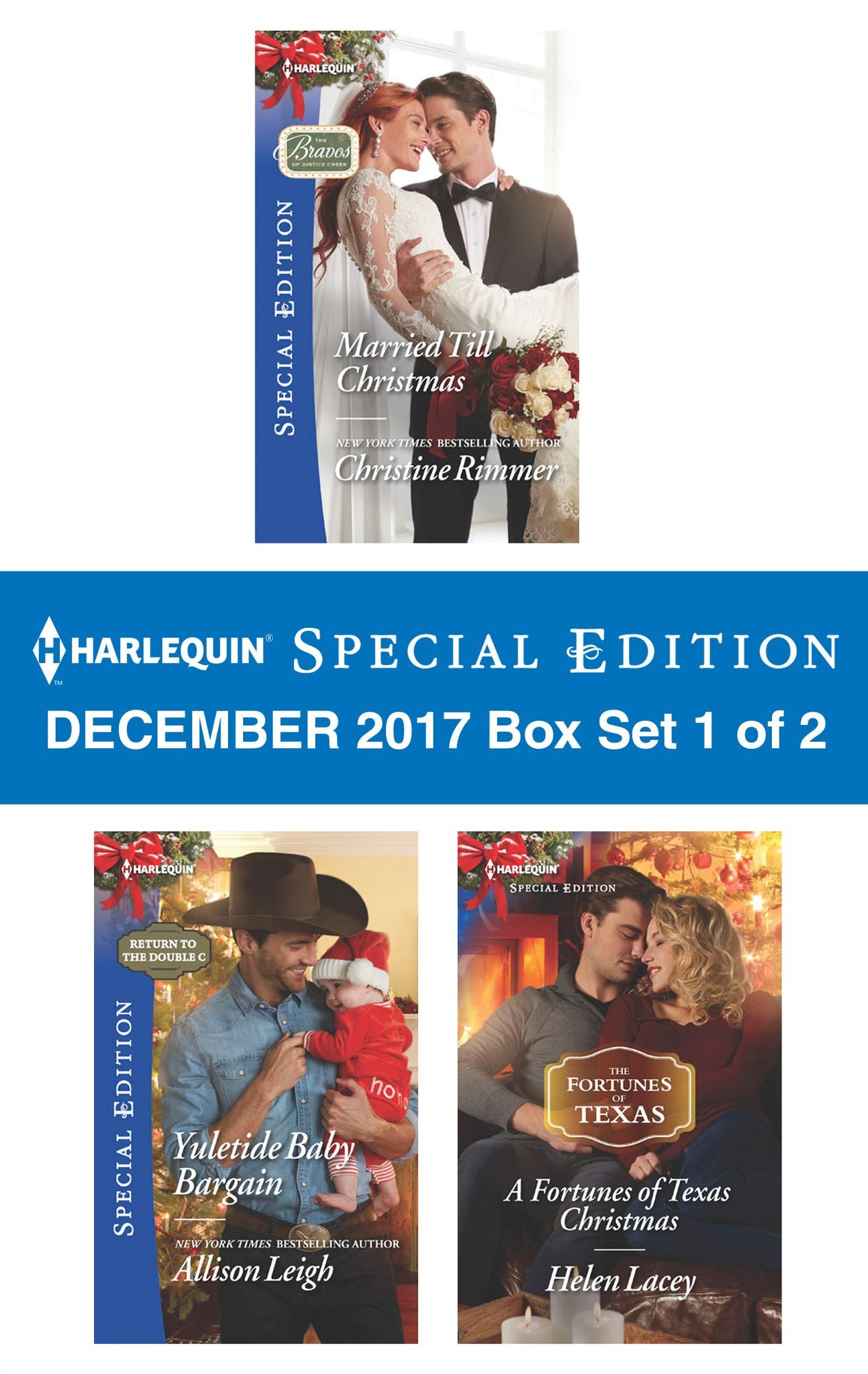 Harlequin Special Edition December 2017 Box Set 1 of 2: Married Till ChristmasYuletide Baby BargainA Fortunes of Texas Christmas