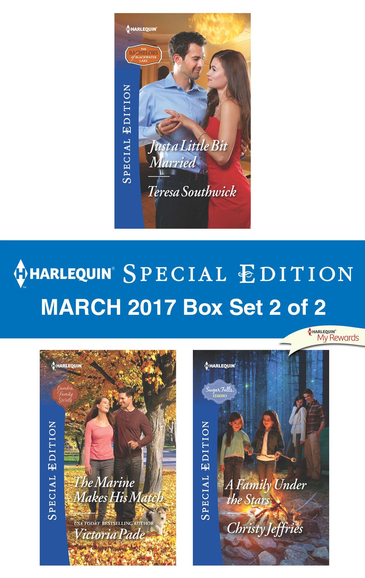Harlequin Special Edition March 2017 Box Set 2 of 2: Just a Little Bit MarriedThe Marine Makes His MatchA Family Under the Stars