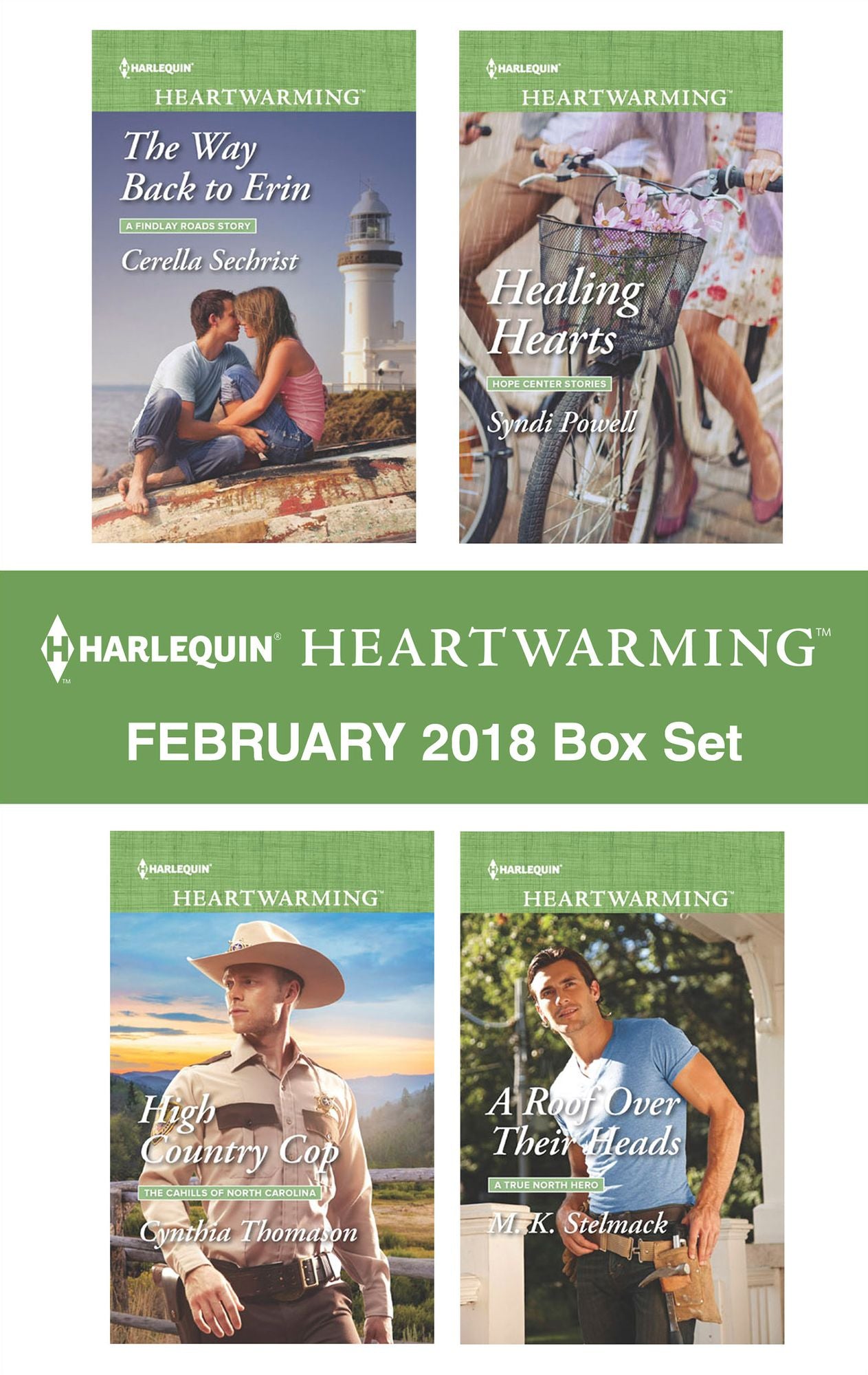 Harlequin Heartwarming February 2018 Box Set: The Way Back to ErinHigh Country CopHealing HeartsA Roof Over Their Heads