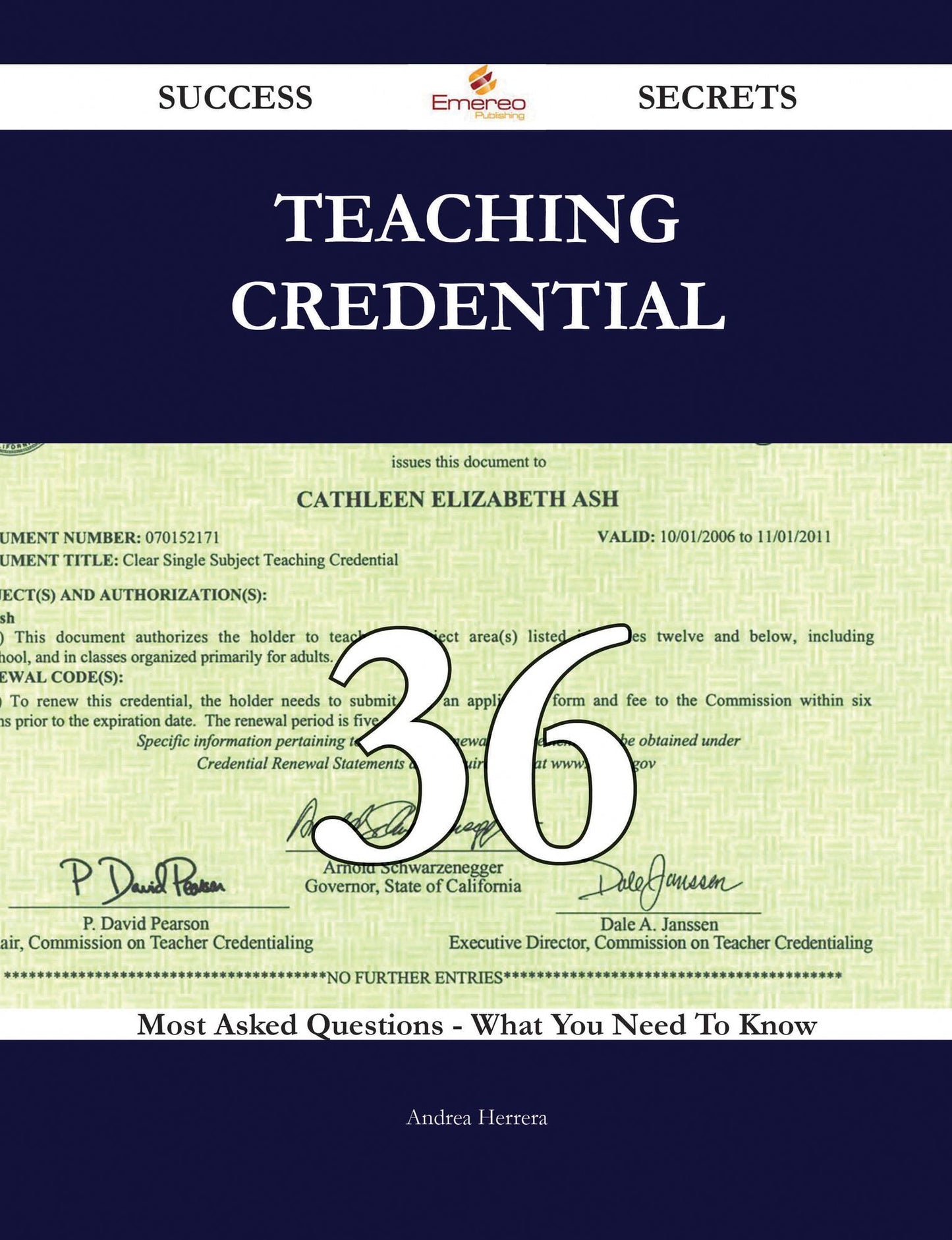 Teaching credential 36 Success Secrets - 36 Most Asked Questions On Teaching credential - What You Need To Know