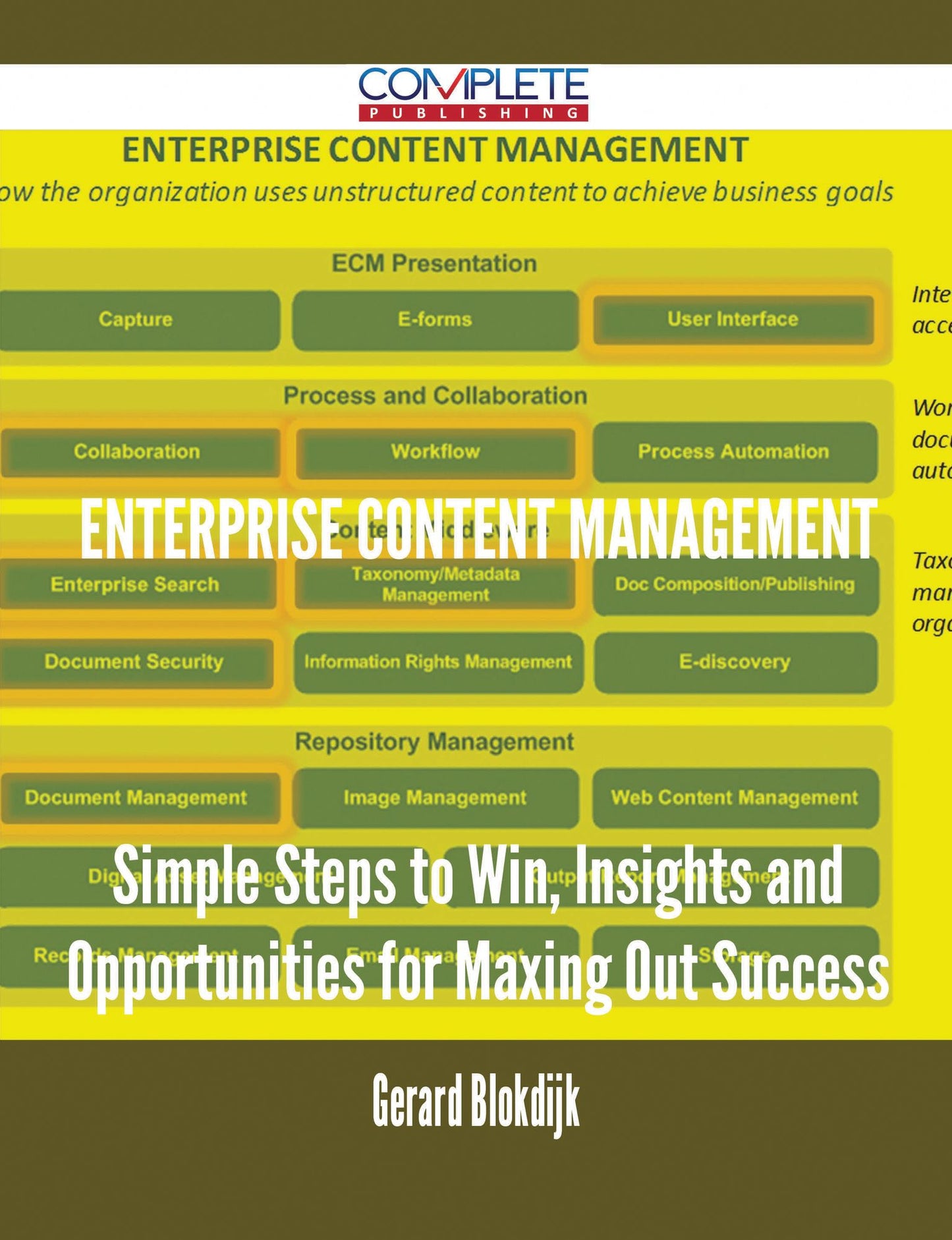 Enterprise Content Management - Simple Steps to Win, Insights and Opportunities for Maxing Out Success