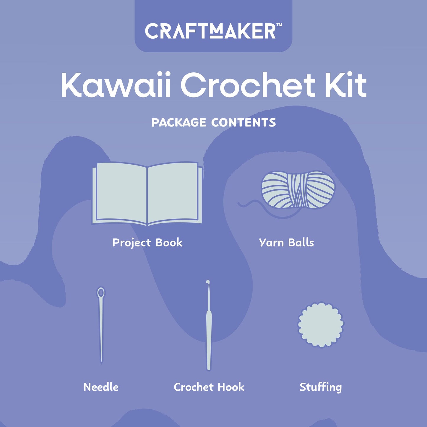 CraftMaker - Cute Kawaii Crochet Kit