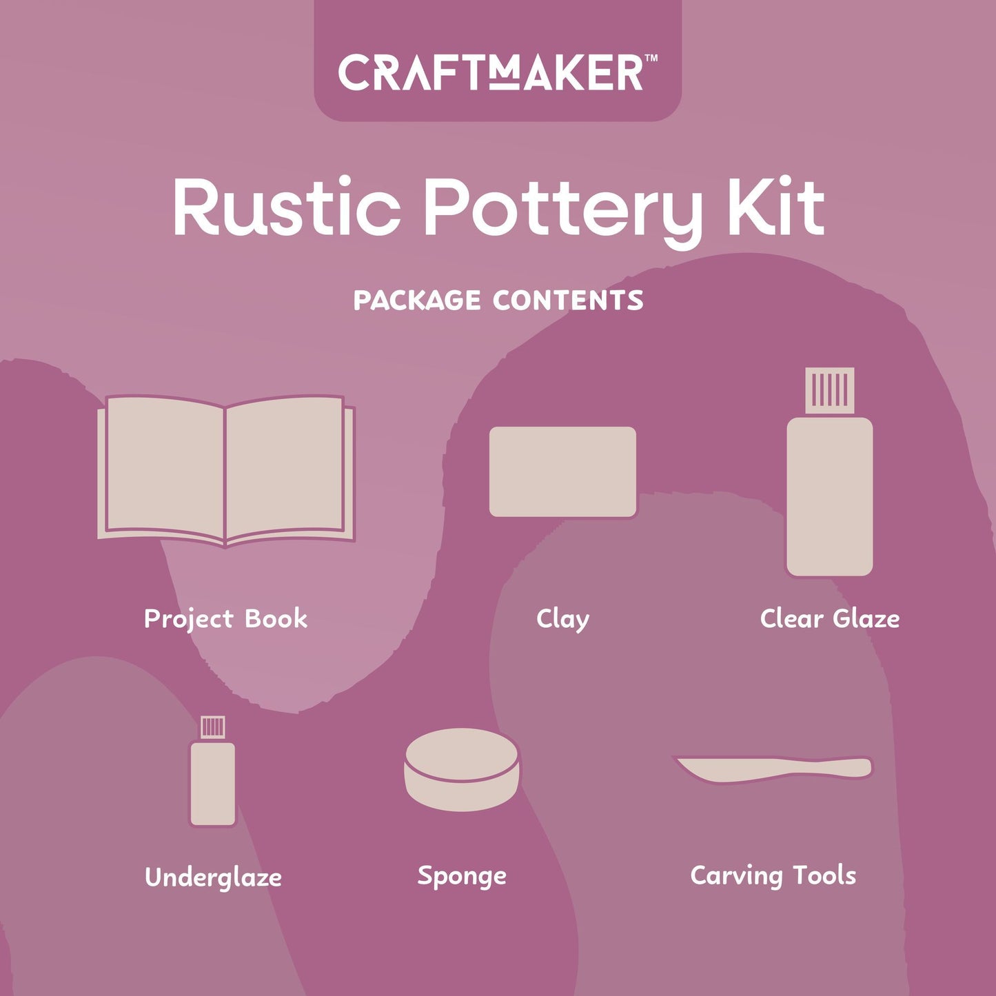 CraftMaker - Rustic Pottery Kit