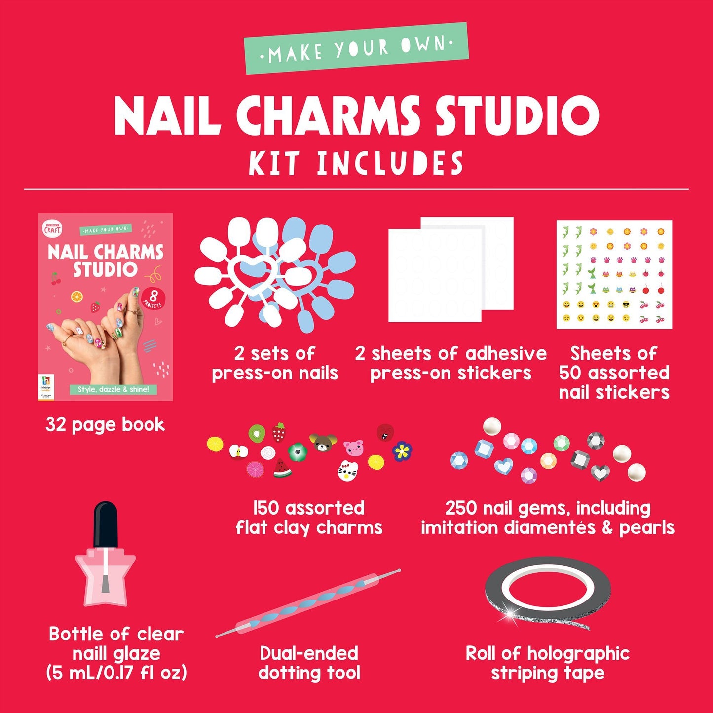 Curious Craft Nail Charms Kit