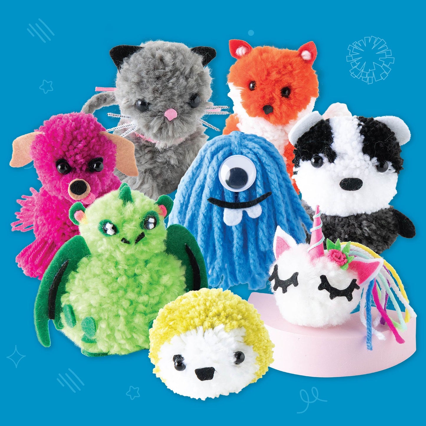 Curious Craft Pom Pom Friends