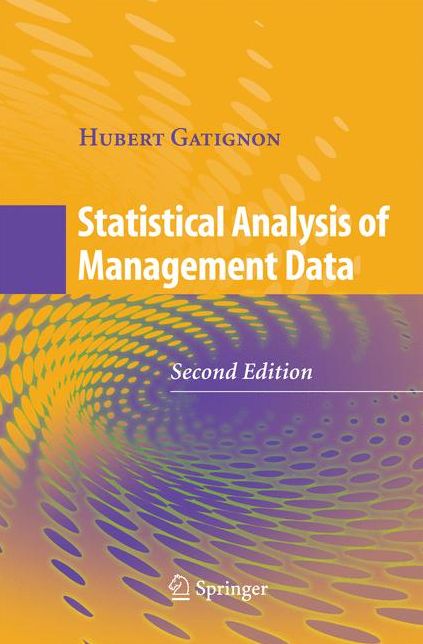 Statistical Analysis of Management Data