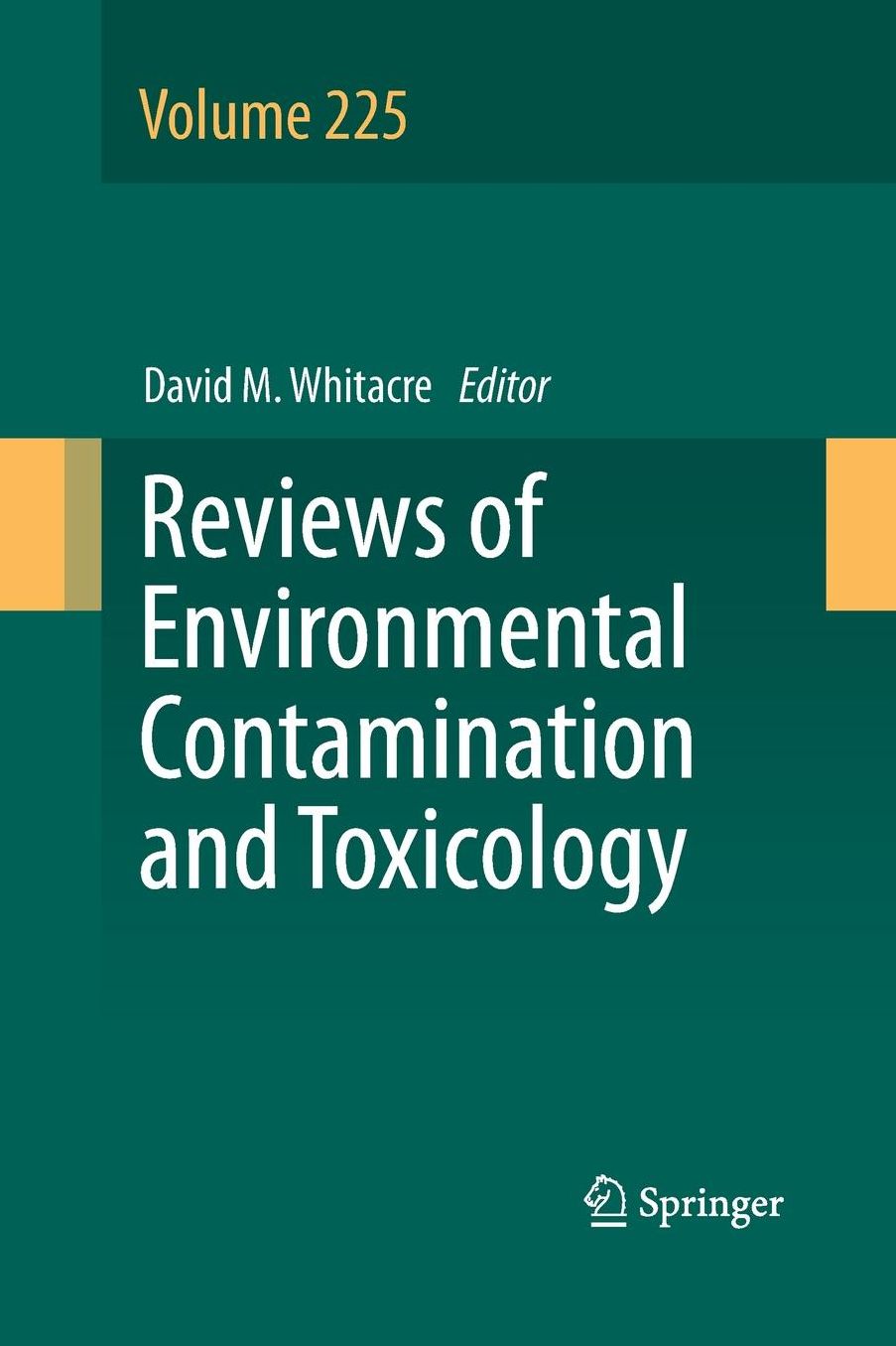 Reviews of Environmental Contamination and Toxicology Volume 225