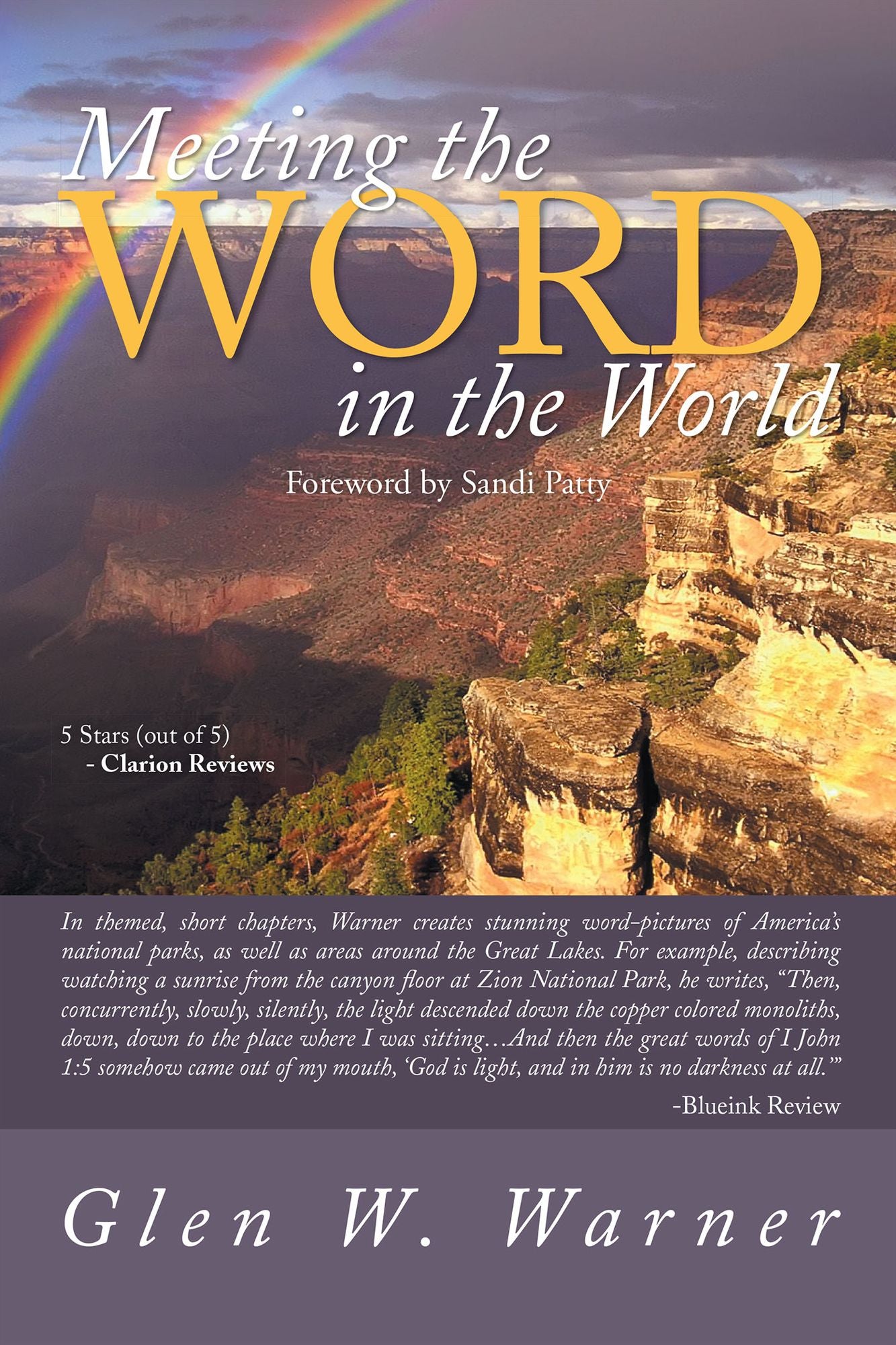 Meeting the WORD in the World: Enjoying our place in God's Creation and discovering that we are a part of "God's workmanship, created in Christ Jesus to do good works, which God prepared in advance for us to do." (Ephesians 2:10)