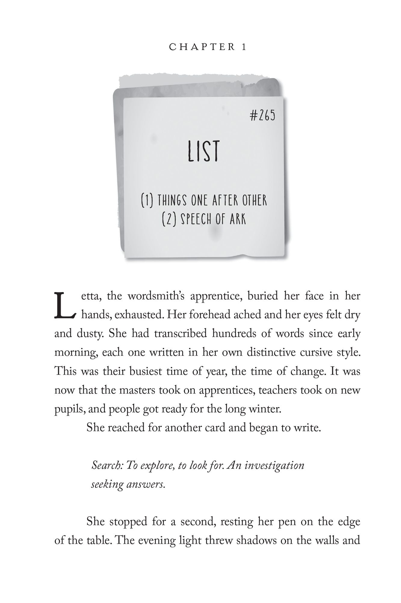 The List
