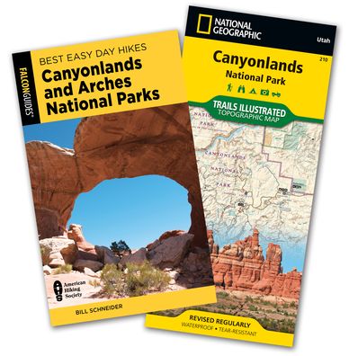 Best Easy Day Hiking Guide and Trail Map Bundle: Canyonlands and Arches