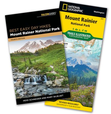 Best Easy Day Hiking Guide and Trail Map Bundle: Mount Rainier National Park