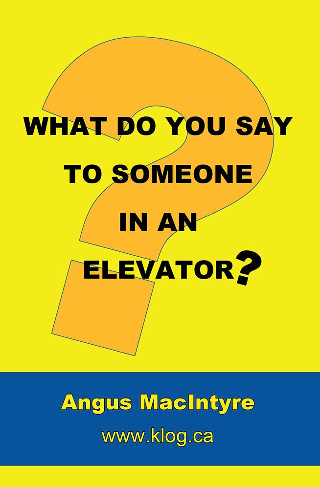 What do you say to someone in an elevator?