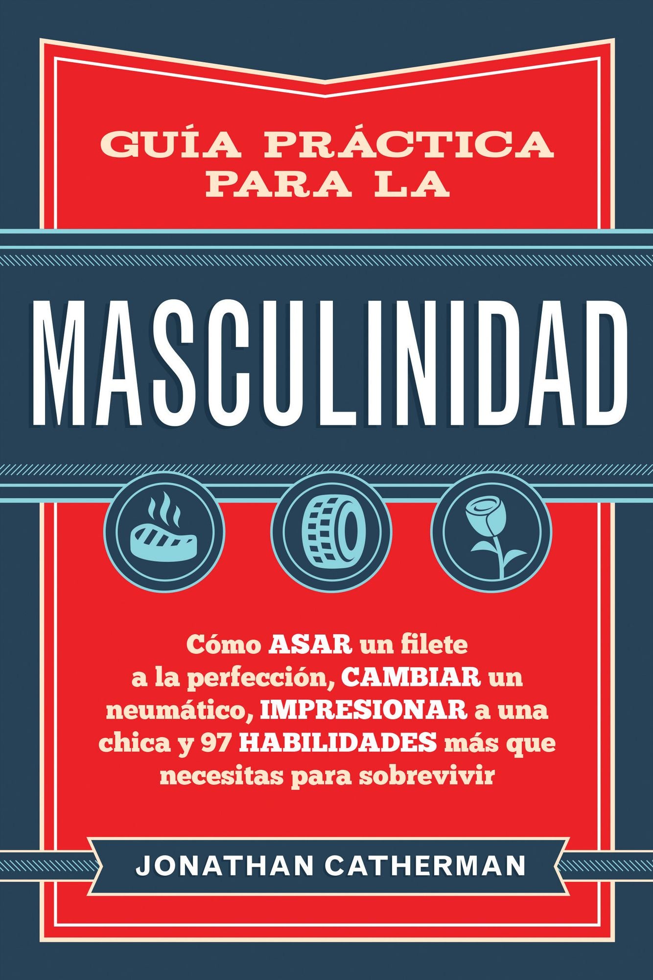 Guía práctica para la masculinidad: Cómo asar un filete a la perfección, cambiar un neumático, impresionar a una chica y 97 habilidades más que necesitas para sobrevivir