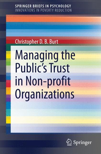 Managing the Public's Trust in Non-Profit Organizations