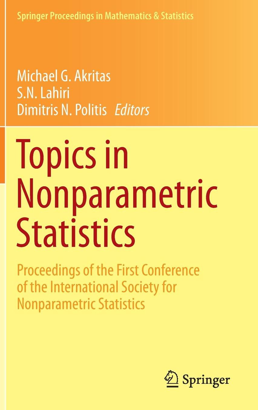 Topics in Nonparametric Statistics: Proceedings of the First Conference of the International Society for Nonparametric Statistics