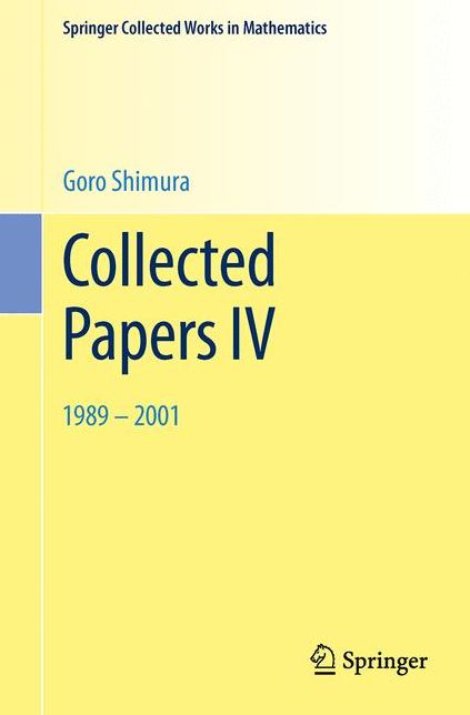 Collected Papers IV: 1989-2001