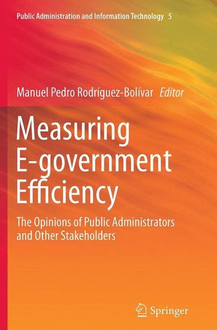 Measuring E-government Efficiency: The Opinions of Public Administrators and Other Stakeholders