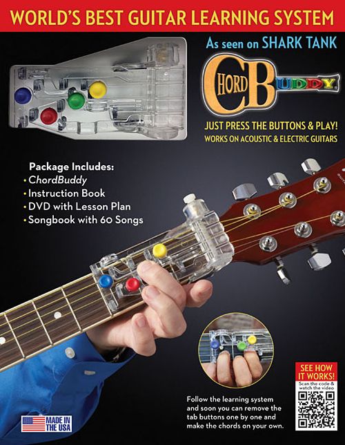 ChordBuddy Learning System Edition: Includes Color-Coded Songbook, Updated DVD and Revamped Packaging!
