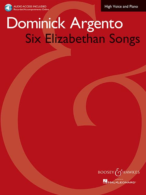Six Elizabethan Songs - High Voice - New Edition - With Online Accompaniments