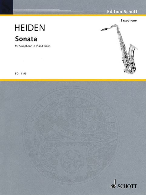 Sonata: for Alto Saxophone & Piano