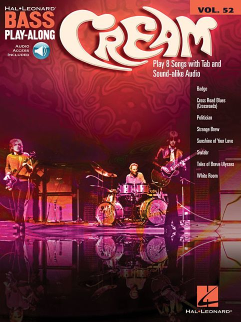 Cream: Bass Play-Along Volume 52