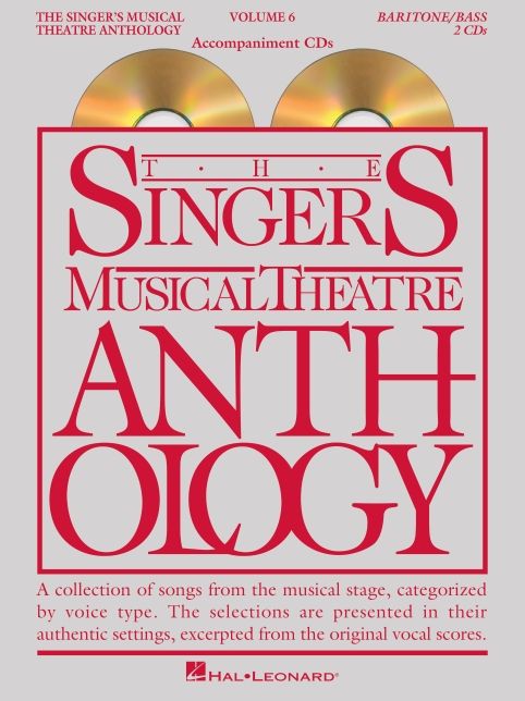 The Singer's Musical Theatre Anthology - Volume 6: Baritone Bass Accompaniment CDs