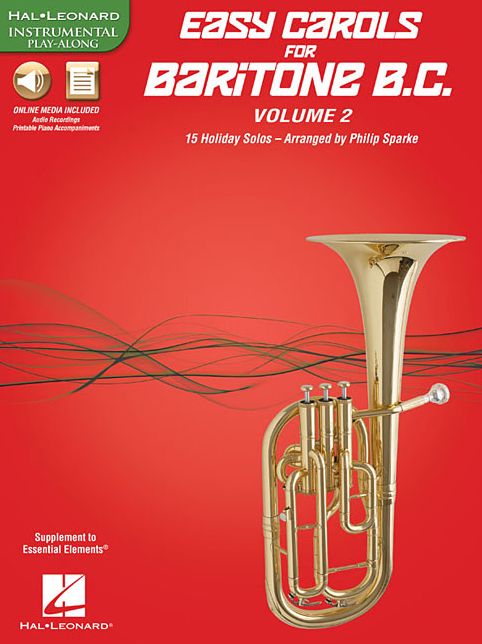 Easy Carols for Baritone B.C. - Vol. 2: 15 Holiday Solos
