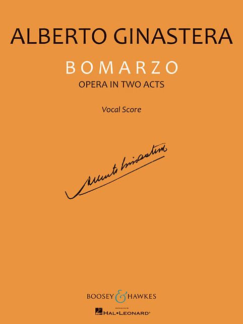 Bomarzo: Vocal Score