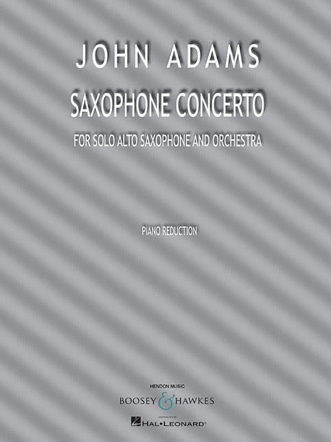 Saxophone Concerto: for Solo Alto Saxophone and Piano Reduction