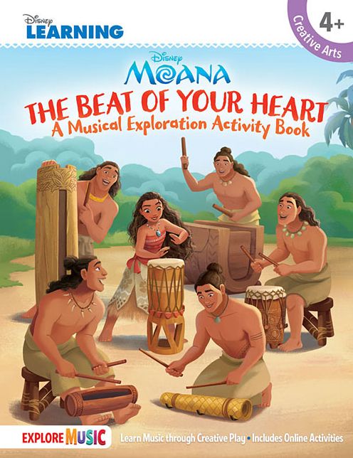 Moana - The Beat of Your Heart: A Musical Exploration Activity Book Disney Learning