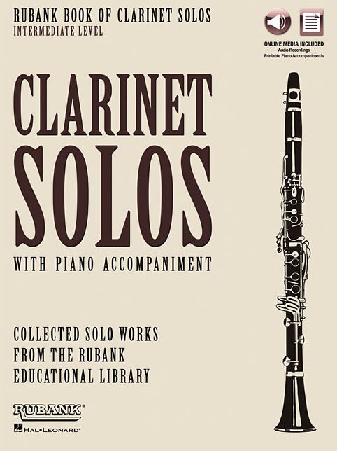 Rubank Book of Clarinet Solos - Intermediate Level: Book with Online Audio (stream or download)