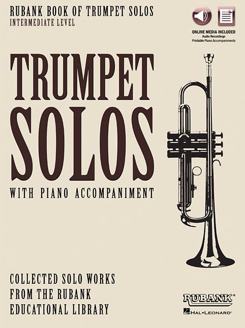 Rubank Book of Trumpet Solos - Intermediate Level: Book with Online Audio (stream or download)