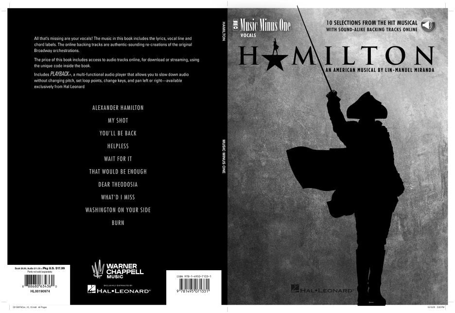 Hamilton - Music Minus One (Book/Audio)