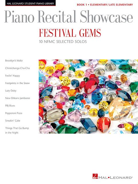 Festival Gems Book 1 - 10 Outstanding NFMC Elementary/Late Elementary Solos: Piano Recital Showcase
