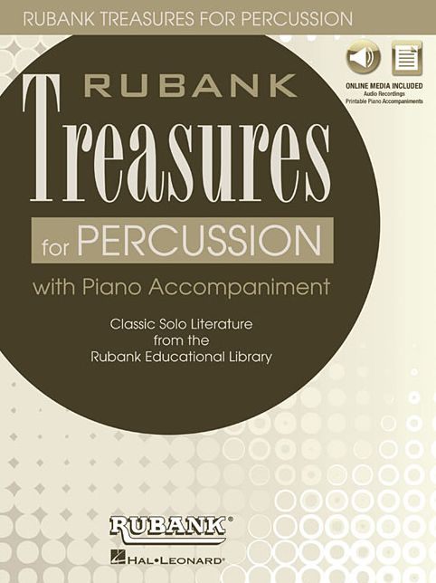 Rubank Treasures for Percussion: Book with Online Audio (Stream or Download)