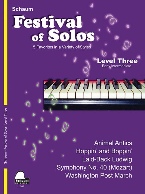 Festival of Solos: Level 3 Early Intermediate Level