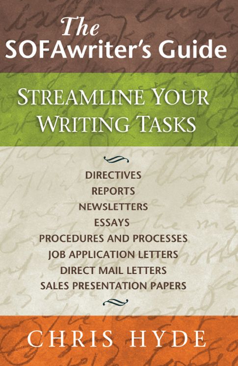 The SOFAwriter's Guide: Streamline Your Writing Tasks