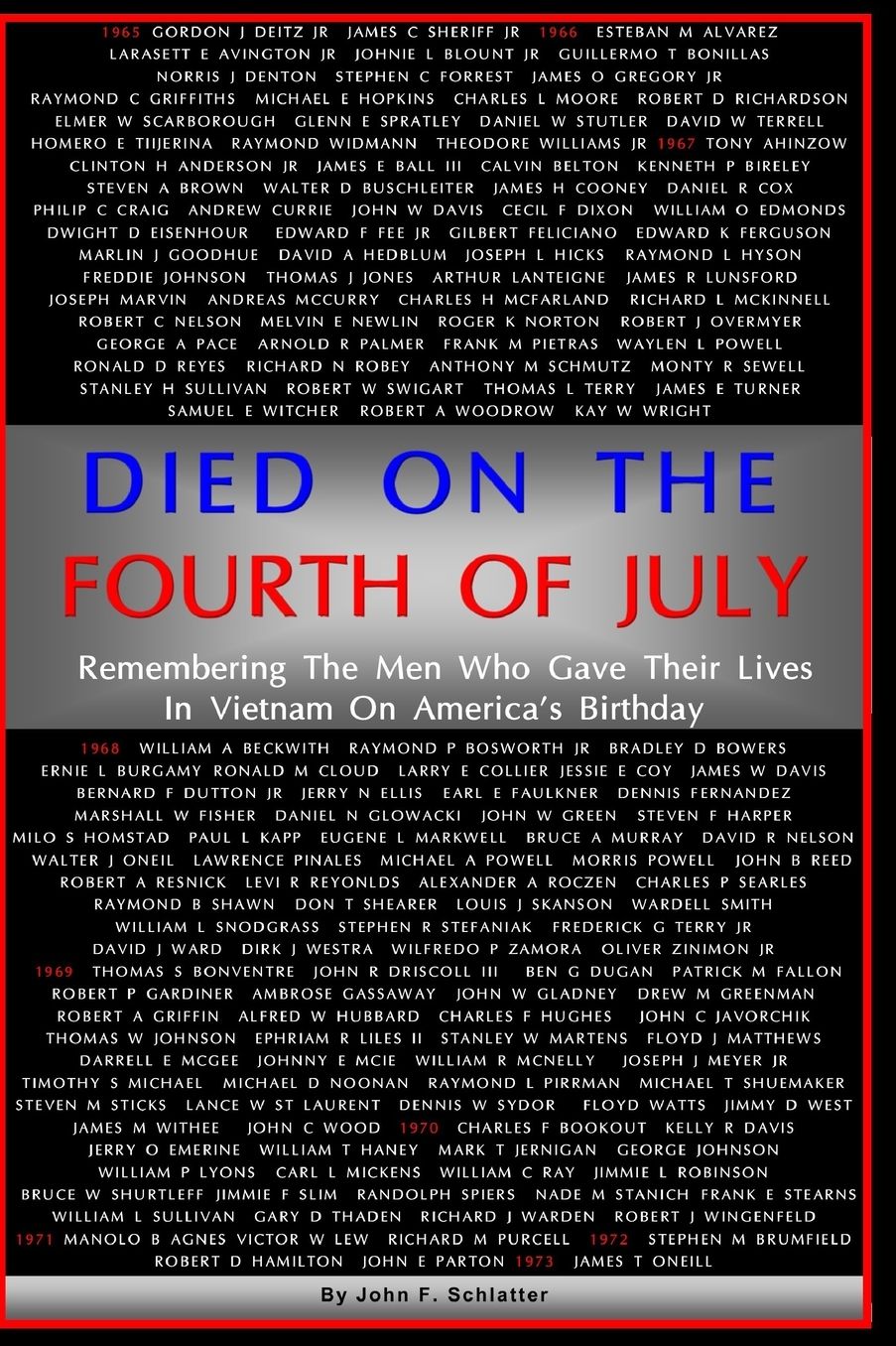 Died on the Fourth of July: Remembering the Men Who Gave Their Lives in Vietnam on America's Birthday