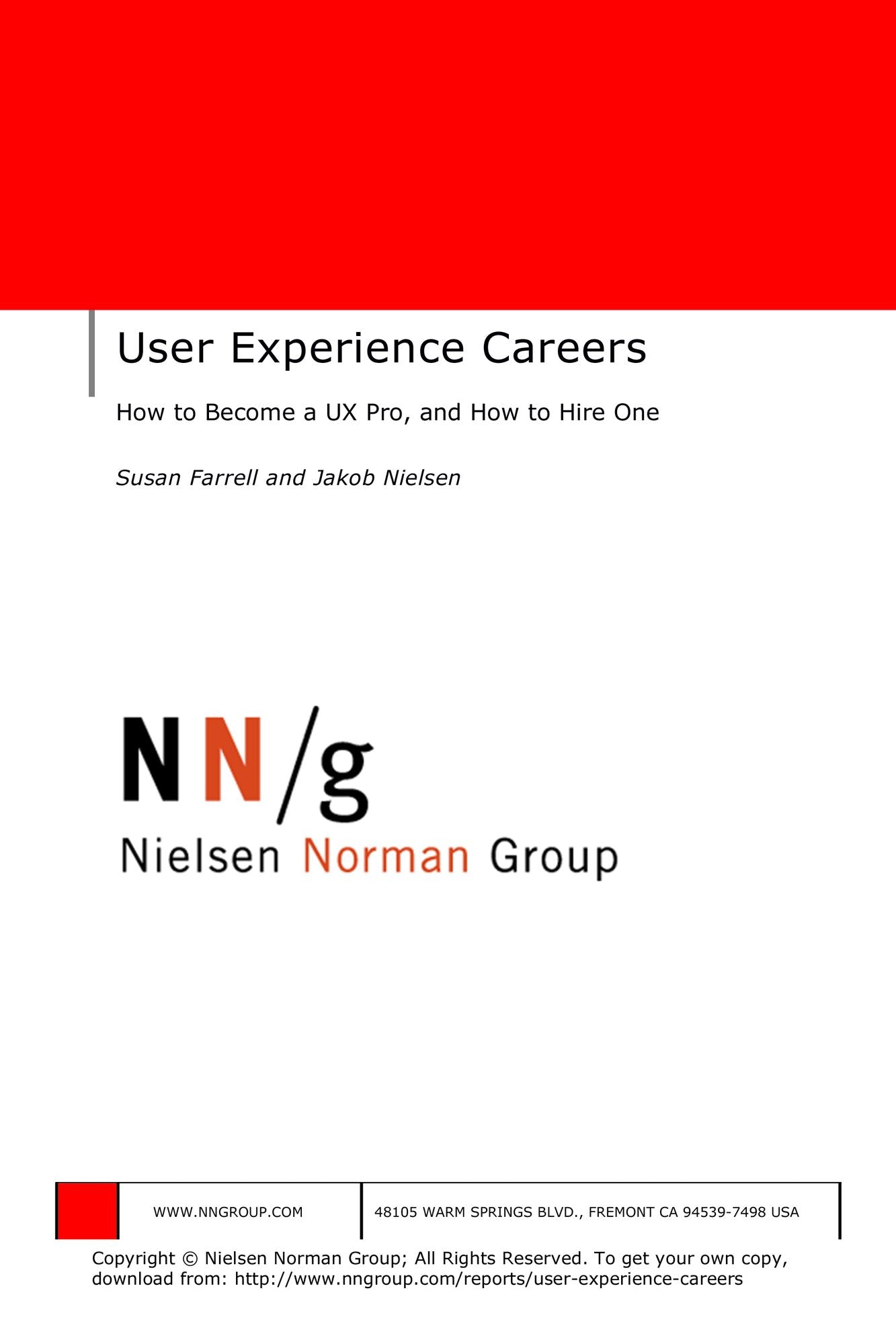 User Experience Careers