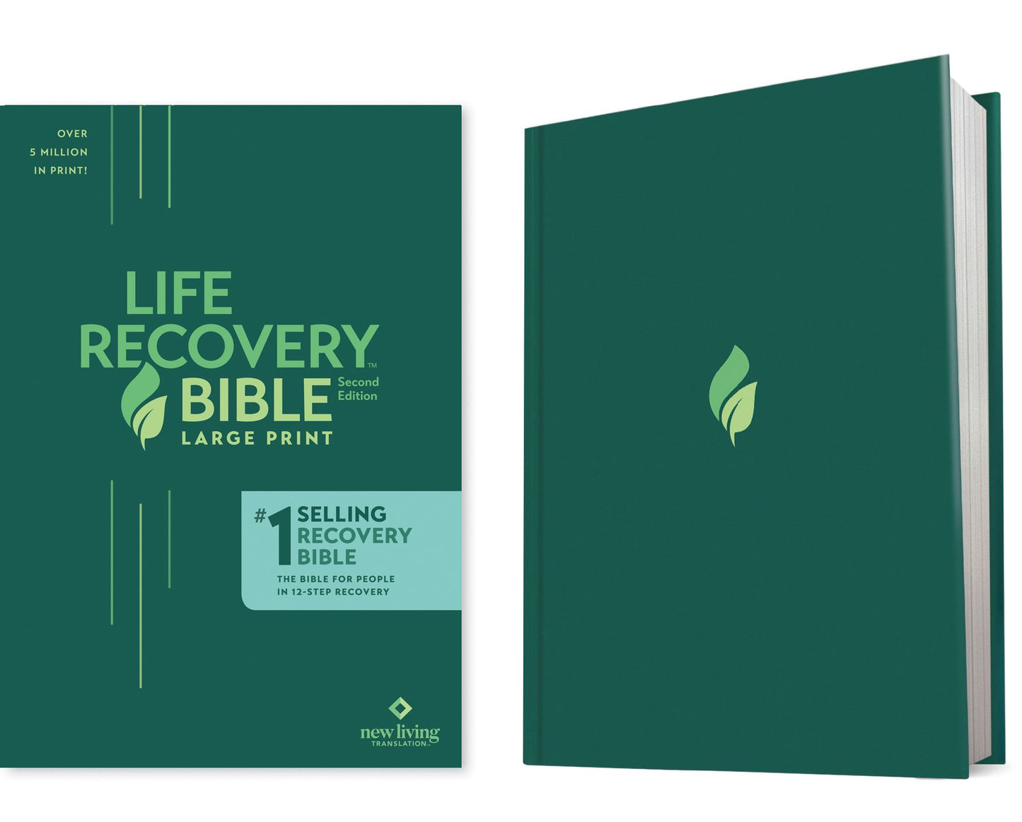 NLT Life Recovery Bible, Second Edition, Large Print (Hardcover)