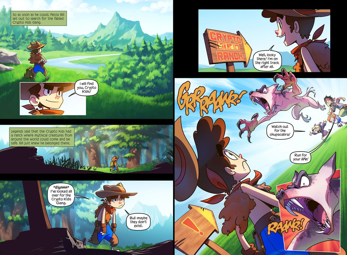 Pecos Bill, Monster Wrangler: A Graphic Novel