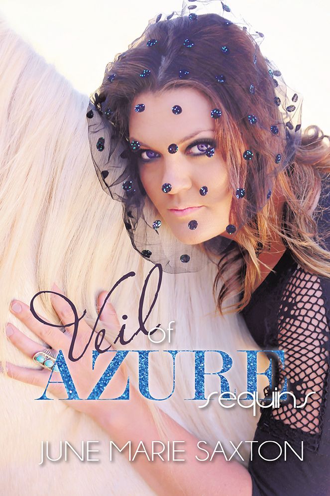 Veil of Azure Sequins
