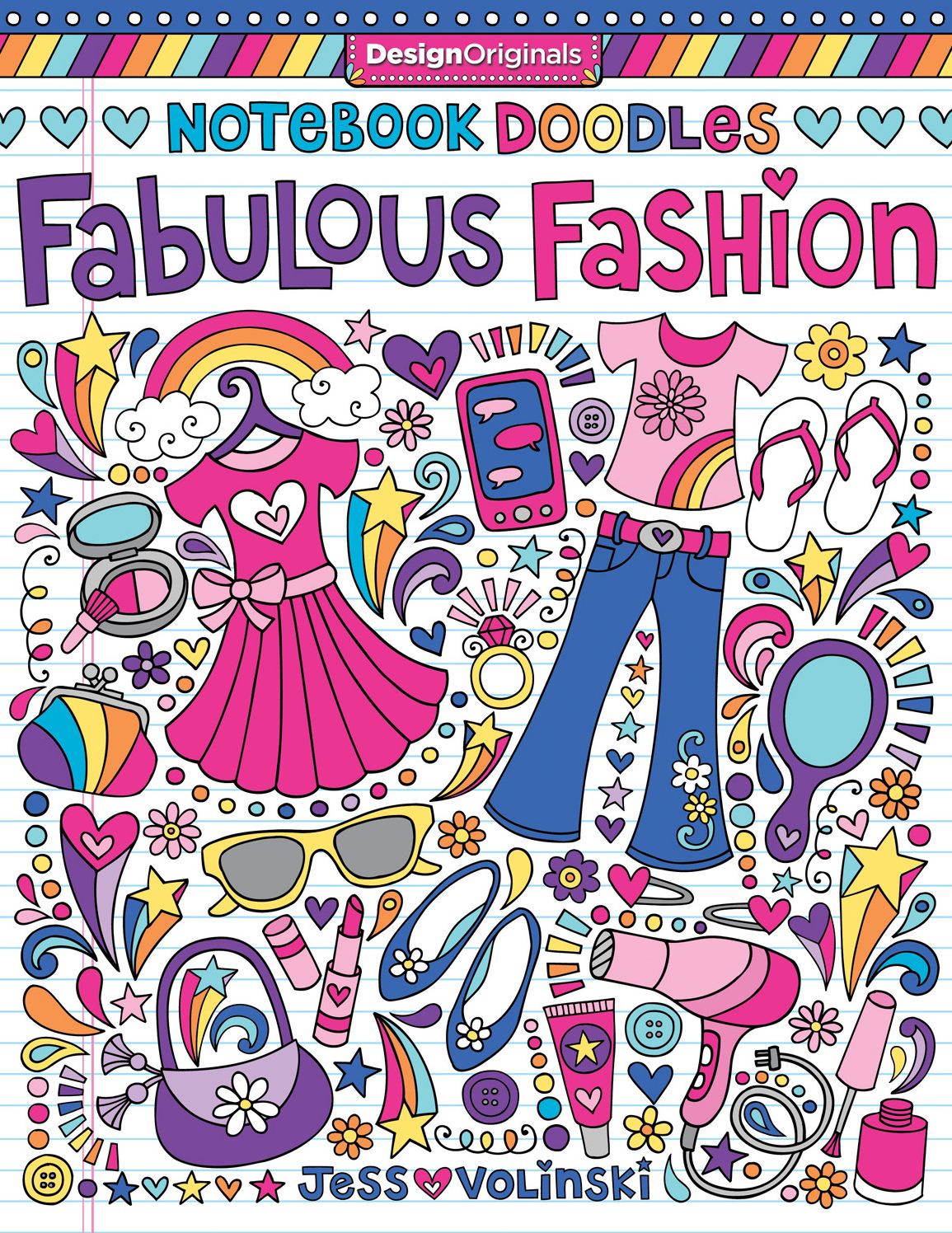 Notebook Doodles Fabulous Fashion: Coloring & Activity Book
