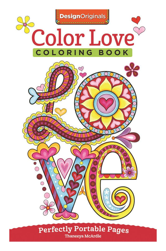 Color Love Coloring Book: Perfectly Portable Pages
