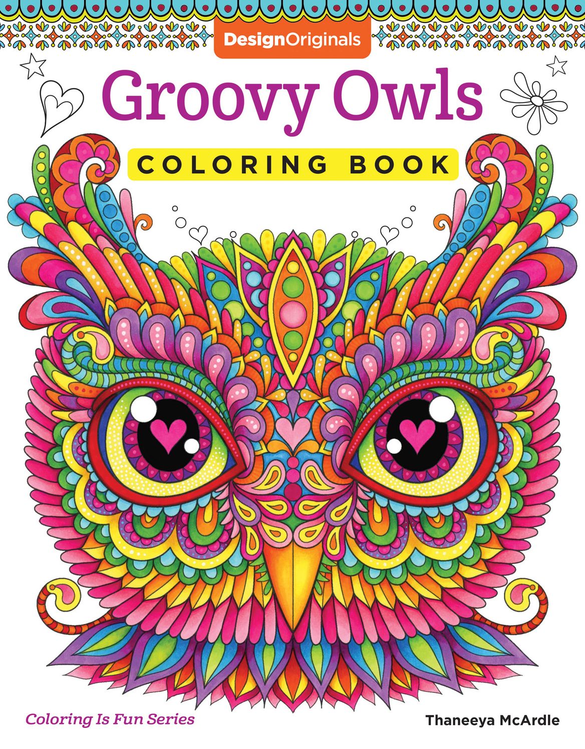 Groovy Owls Coloring Book